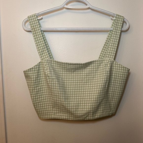 Wilfred gingham crop top - Picture 1 of 3